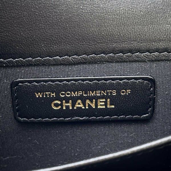 シャネル コインケース マトラッセ ココマーク ベロア ラインストーン CHANEL 財布 黒 ノベルティ