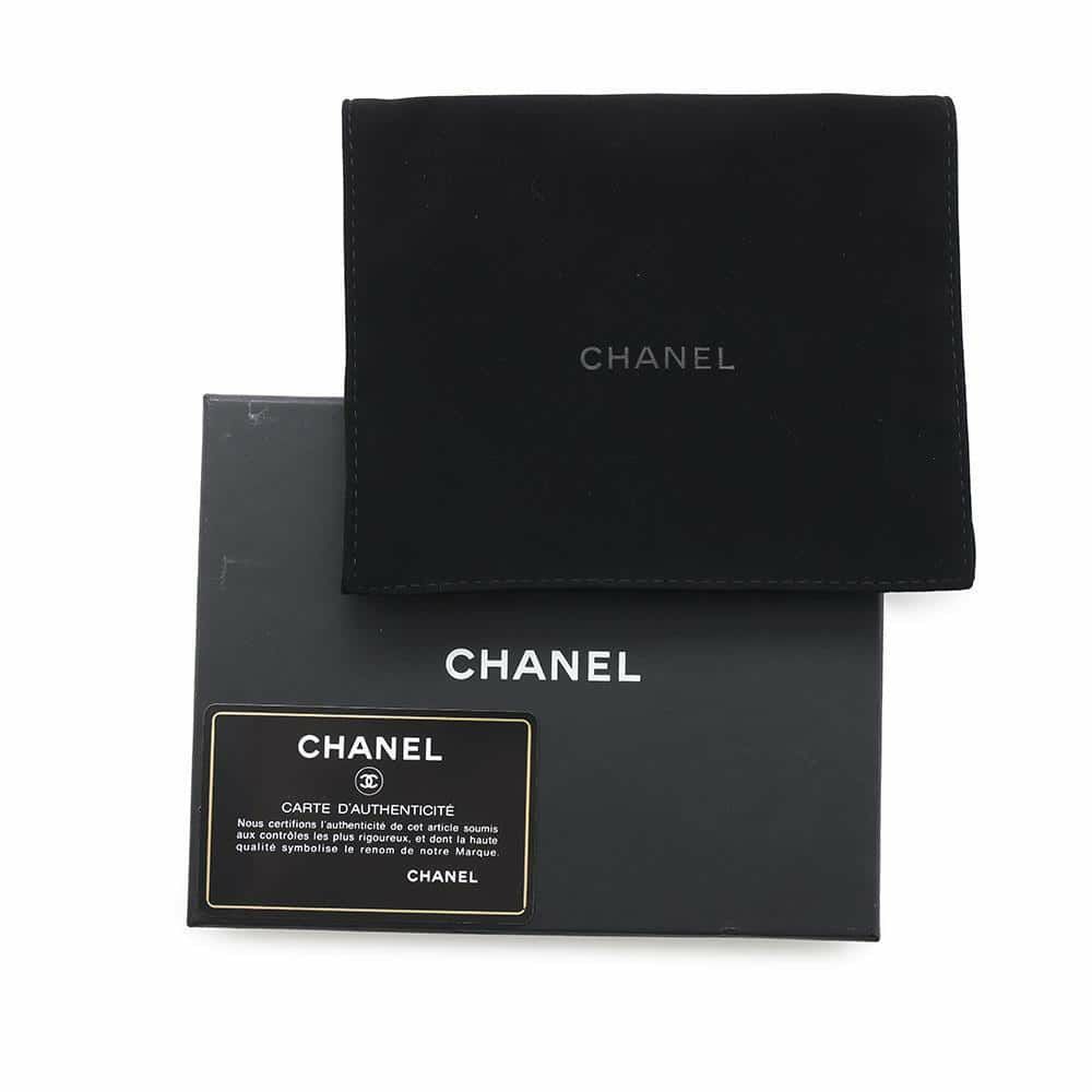 シャネル コインケース マトラッセ ココマーク ベロア ラインストーン CHANEL 財布 黒 ノベルティ