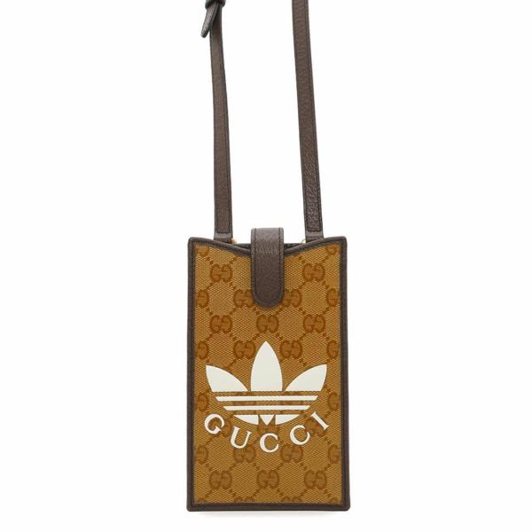 グッチ フォンケース GGクリスタル アディダスコラボ 702203 GUCCI フォンケース ポシェット