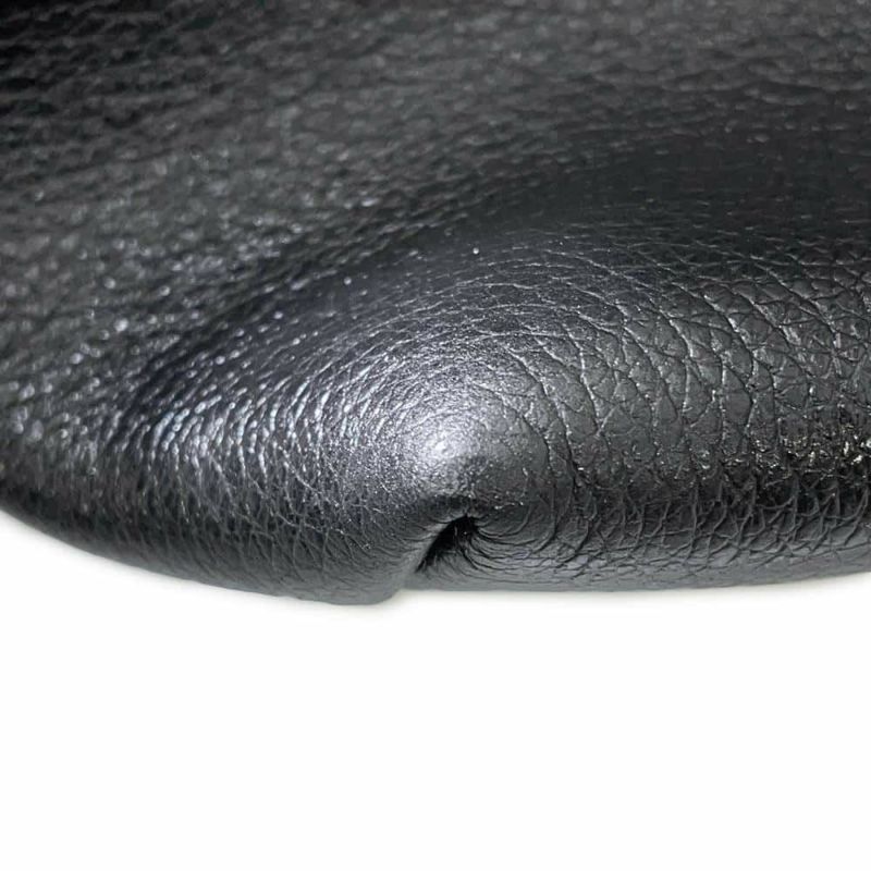 プラダ ハンドバッグ エンボスロゴ レザー 1BA111 PRADA 2way 黒