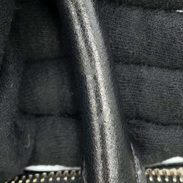 プラダ ハンドバッグ エンボスロゴ レザー 1BA111 PRADA 2way 黒