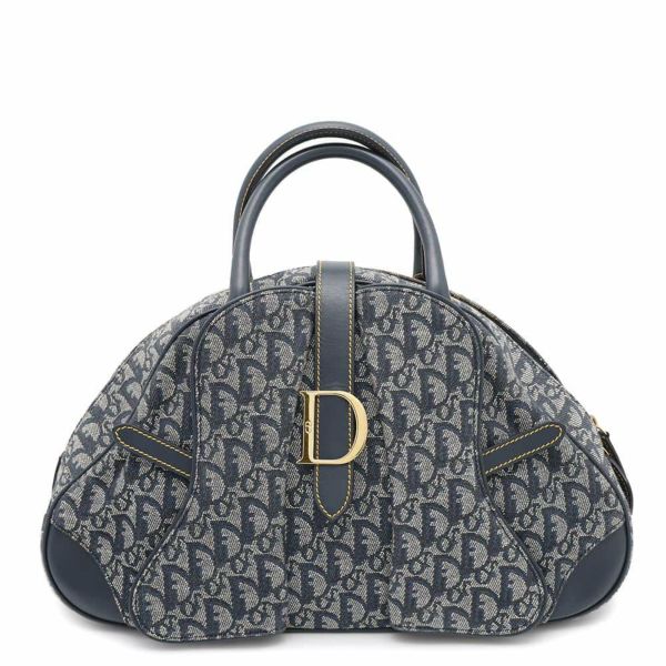 クリスチャン・ディオール ハンドバッグ トロッター キャンバス レザー Christian Dior ボストンバッグ