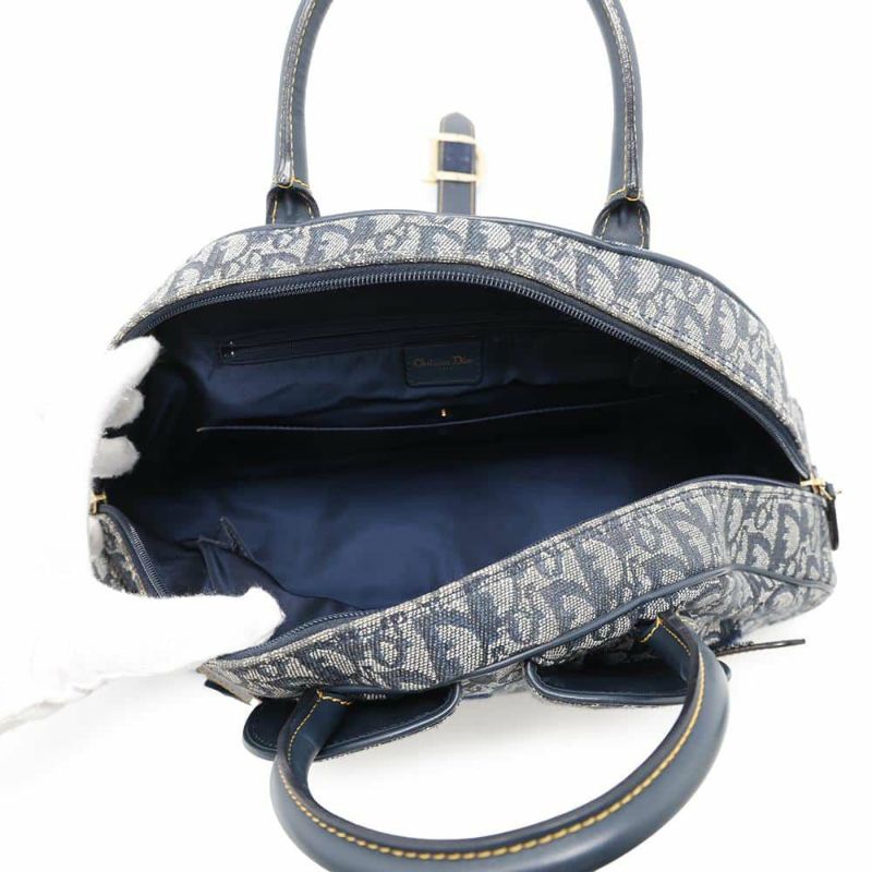 クリスチャン・ディオール ハンドバッグ トロッター キャンバス レザー Christian Dior ボストンバッグ
