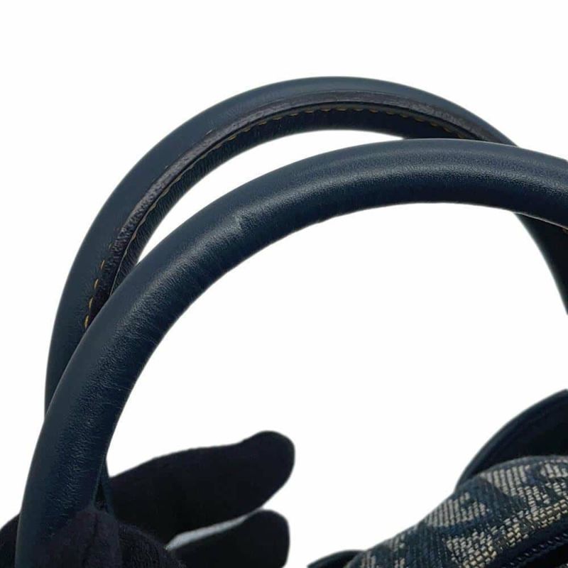 クリスチャン・ディオール ハンドバッグ トロッター キャンバス レザー Christian Dior ボストンバッグ