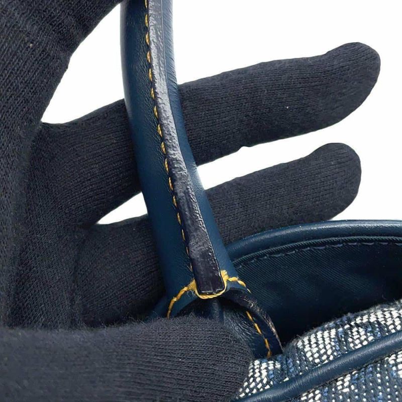 クリスチャン・ディオール ハンドバッグ トロッター キャンバス レザー Christian Dior ボストンバッグ