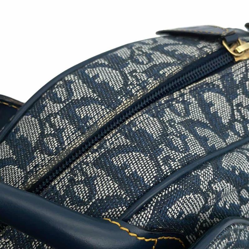 クリスチャン・ディオール ハンドバッグ トロッター キャンバス レザー Christian Dior ボストンバッグ