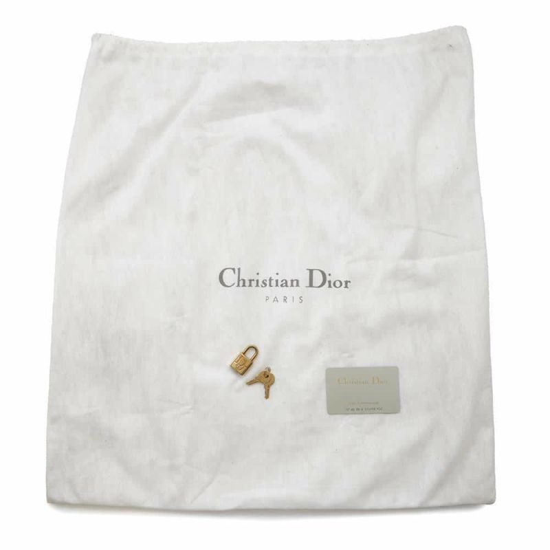 クリスチャン・ディオール ハンドバッグ トロッター キャンバス レザー Christian Dior ボストンバッグ
