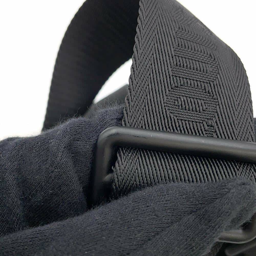 ルイヴィトン ボディバッグ モノグラム・シャドウ ラッシュ・バムバッグ M25227 LOUIS VUITTON ウエストバッグ 白