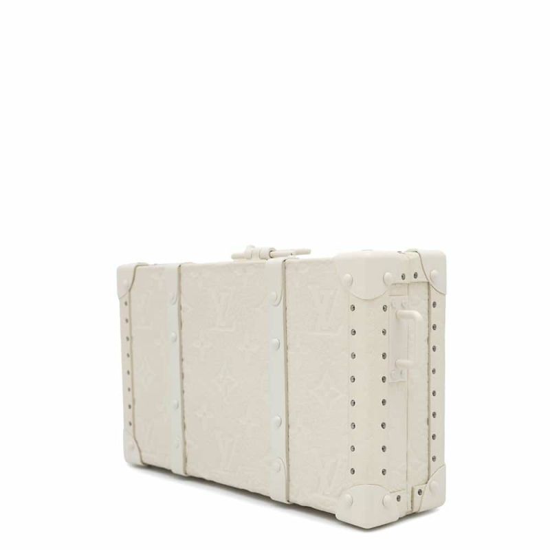 ルイヴィトン クラッチバッグ モノグラム・トリヨン ウォレットトランク M20153 LOUIS VUITTON 白