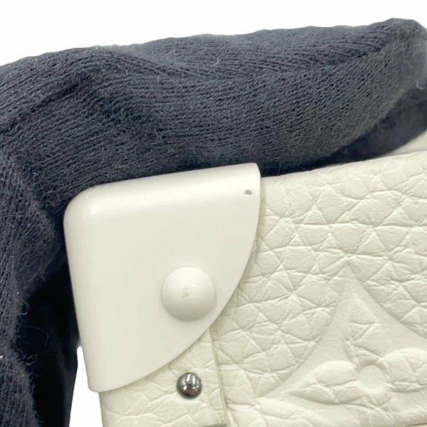 ルイヴィトン クラッチバッグ モノグラム・トリヨン ウォレットトランク M20153 LOUIS VUITTON 白