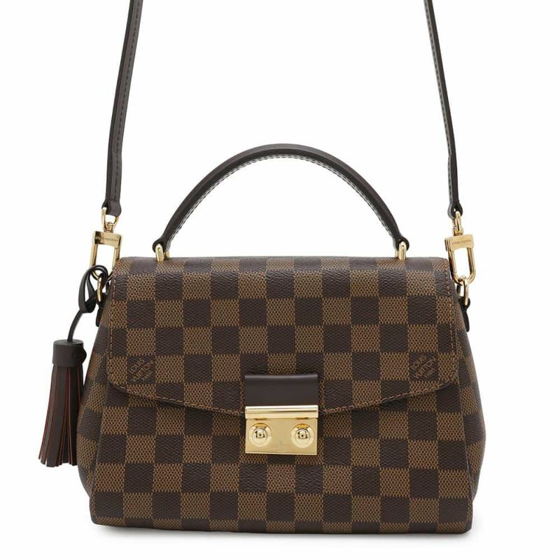 ルイヴィトン ハンドバッグ ダミエ・エベヌ クロワゼット N53000 2way