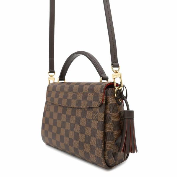 ルイヴィトン ハンドバッグ ダミエ・エベヌ クロワゼット N53000 2way