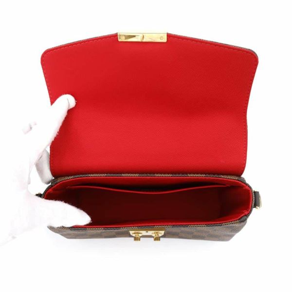 ルイヴィトン ハンドバッグ ダミエ・エベヌ クロワゼット N53000 2way