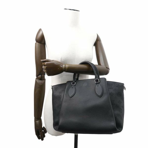ルイヴィトン ハンドバッグ モノグラム・マヒナ ハウメア M55029 LOUIS VUITTON Haumea 2way オメア 黒 ブラック