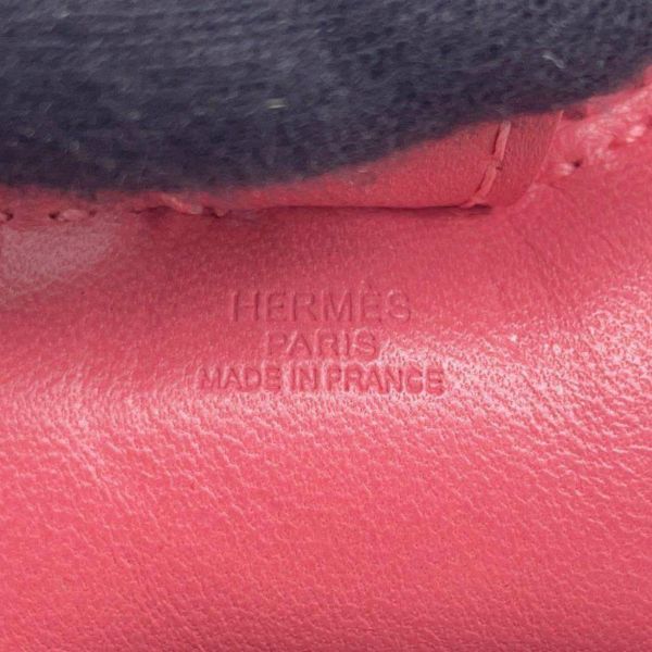 エルメス バッグチャーム ロデオ PM ローズアザレ ラムスキン Y刻印 HERMES チャーム