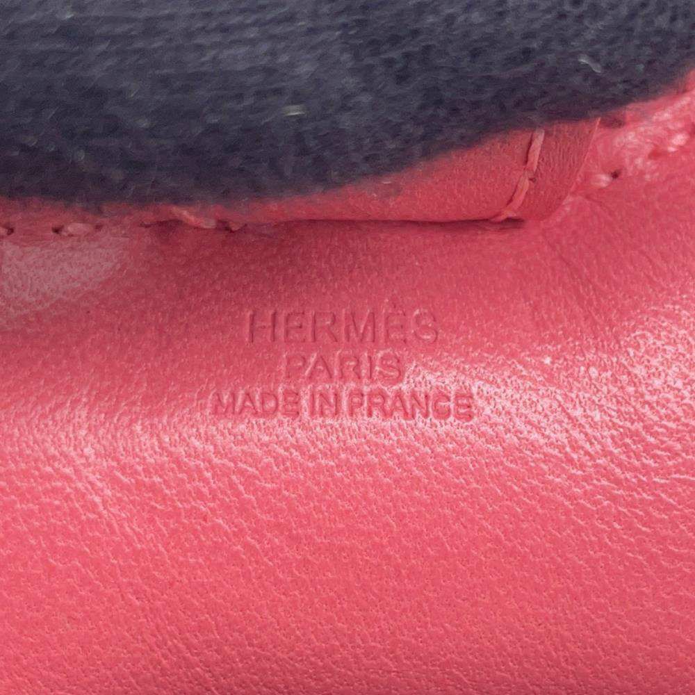 エルメス バッグチャーム ロデオ PM ローズアザレ ラムスキン Y刻印 HERMES チャーム