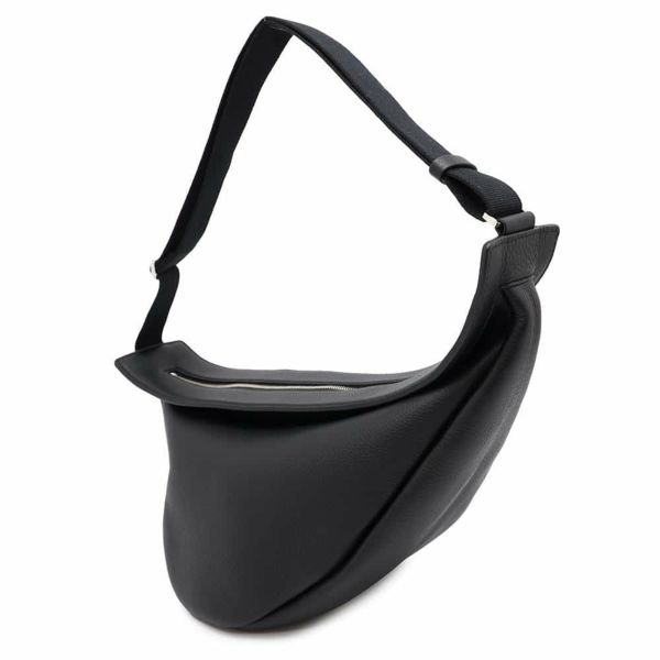 ザ ロウ ボディバッグ スラウチー バナナ ラージ W1196 THE ROW バッグ 黒