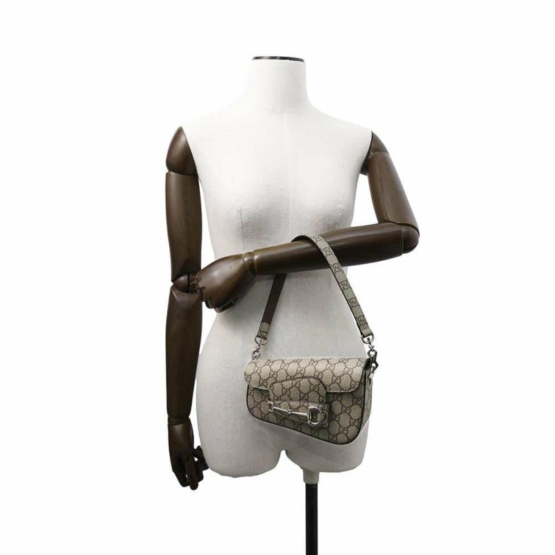 グッチ ショルダーバッグ ホースビット 1955 GGスプリーム ミニ 774209 GUCCI ハンドバッグ