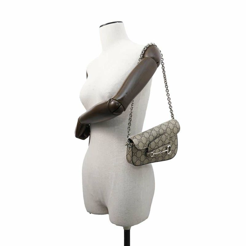 グッチ ショルダーバッグ ホースビット 1955 GGスプリーム ミニ 774209 GUCCI ハンドバッグ