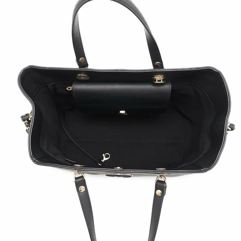 シャネル トートバッグ マトラッセ ココマーク ショッピングバッグ スモール ブルスキン AS0355 CHANEL 黒