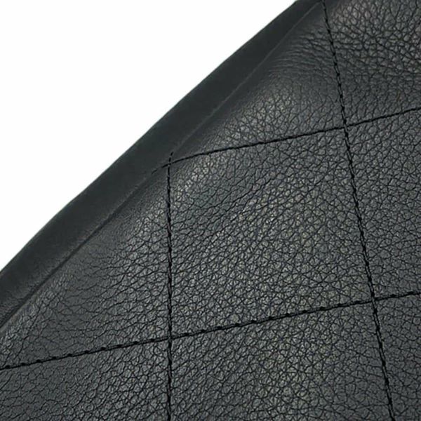 シャネル トートバッグ マトラッセ ココマーク ショッピングバッグ スモール ブルスキン AS0355 CHANEL 黒