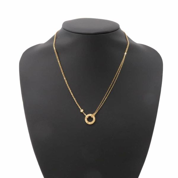 カルティエ ネックレス ラブ サークル ネックレス ダイヤモンド2P 0.03ct K18PGピンクゴールド B7219500 Cartier ジュエリー