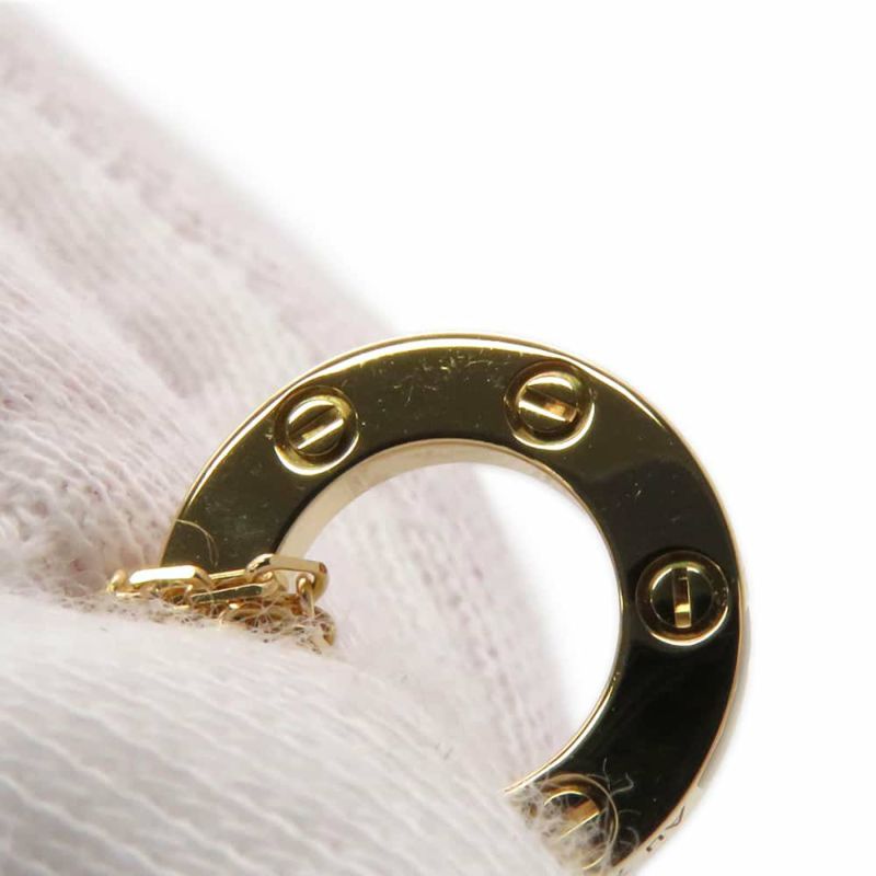 カルティエ ネックレス ラブ サークル ネックレス ダイヤモンド2P 0.03ct K18PGピンクゴールド B7219500 Cartier ジュエリー