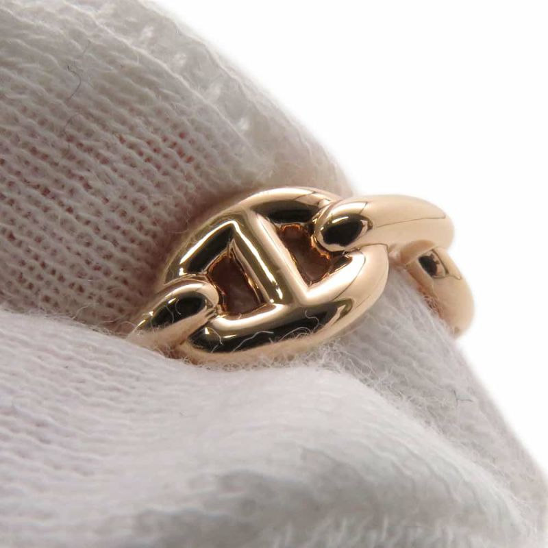 エルメス リング シェーヌダンクル  アンシェネ ダブルリング K18PGピンクゴールド リングサイズ50 HERMES 指輪