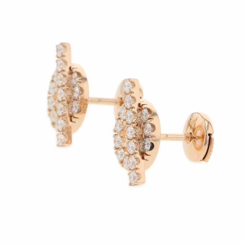 エルメス ピアス フィネス ピアス ダイヤモンド34P 0.92ct K18PGピンクゴールド HERMES ジュエリー