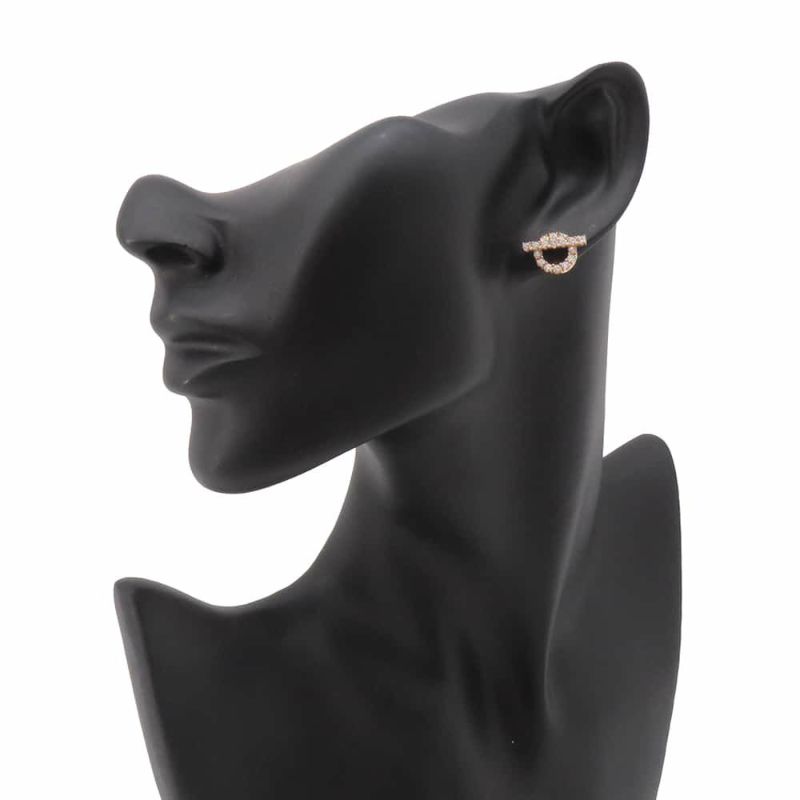 エルメス ピアス フィネス ピアス ダイヤモンド34P 0.92ct K18PGピンクゴールド HERMES ジュエリー