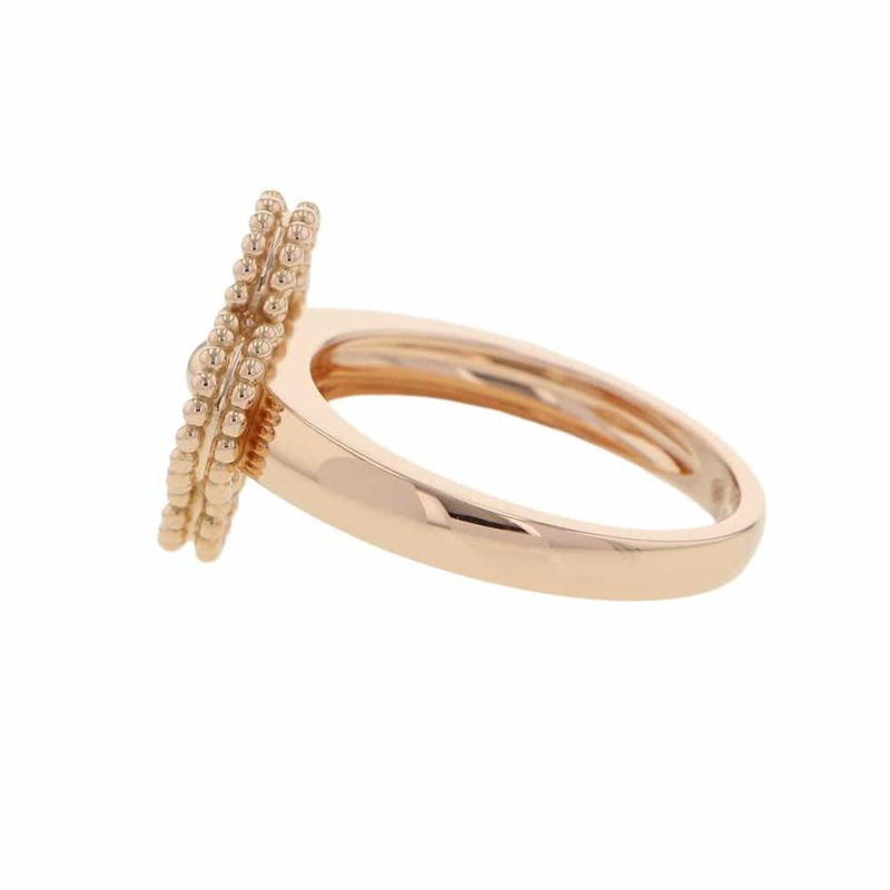 ヴァンクリーフ&アーペル リング ヴィンテージ アルハンブラ リング ダイヤモンド約0.48ct K18PG リングサイズ53 VCARP2R400