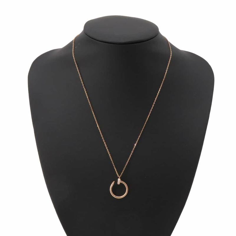 カルティエ ネックレス ジャストアンクル ネックレス ダイヤ 14P 0.12ct K18PGピンクゴールド B7224887 Cartier ジュエリー