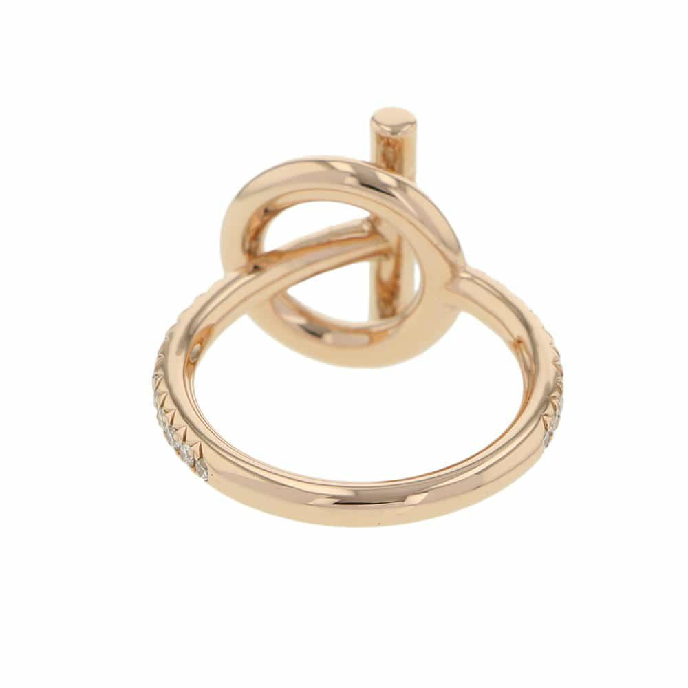 エルメス リング エシャペSM ダイヤモンド 11P 0.43ct K18PGピンクゴールド リングサイズ48 HERMES ジュエリー 指輪