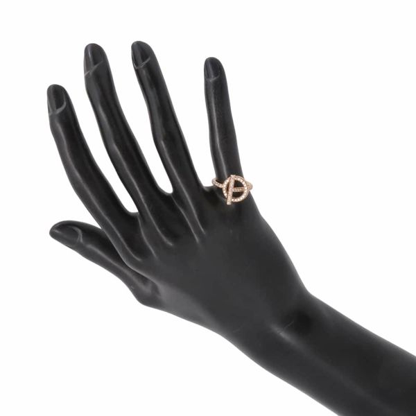 エルメス リング エシャペSM ダイヤモンド 11P 0.43ct K18PGピンクゴールド リングサイズ48 HERMES ジュエリー 指輪