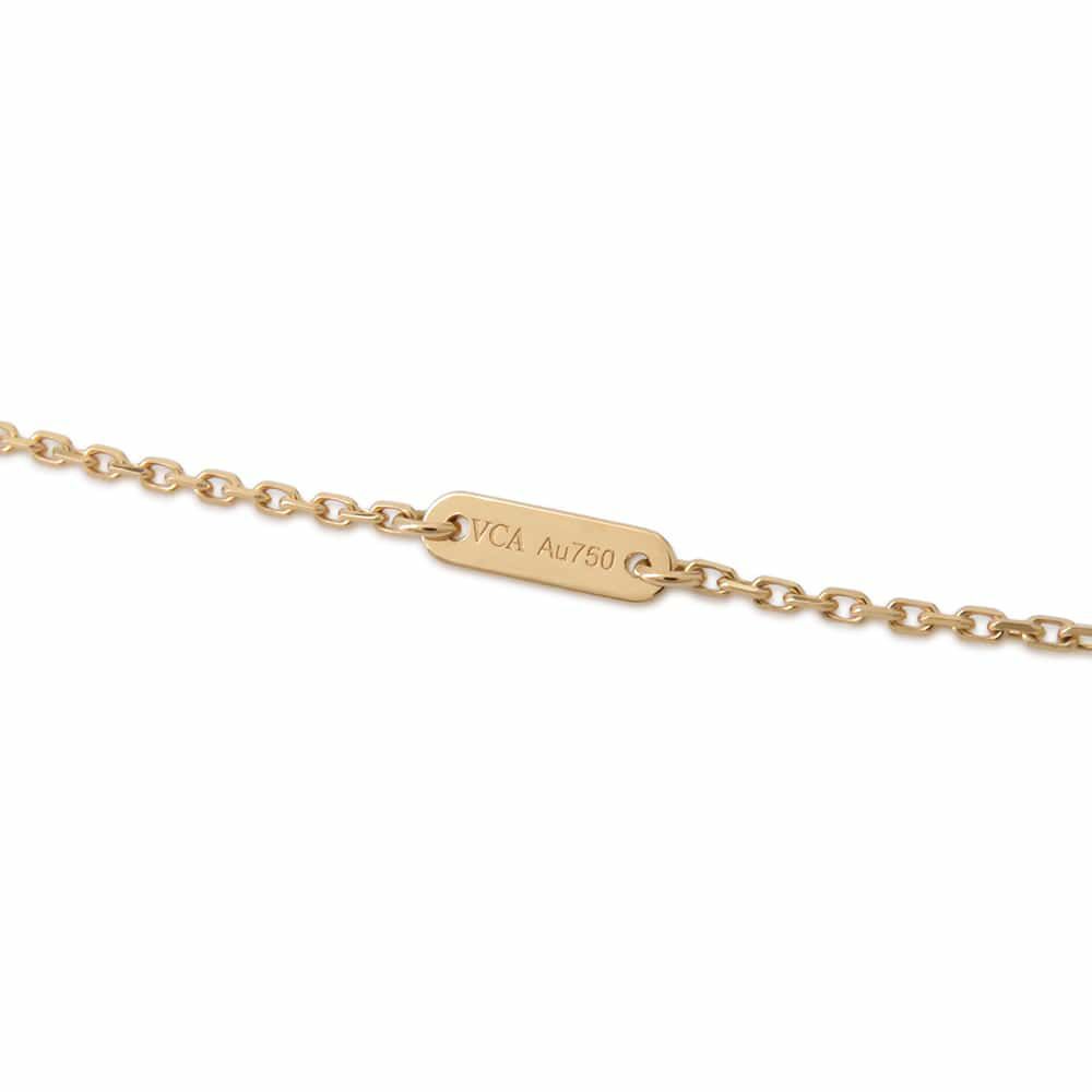 ヴァンクリーフ&アーペル ネックレス スウィート アルハンブラ ペンダント マザーオブパール K18YGイエローゴールド VCARF69100