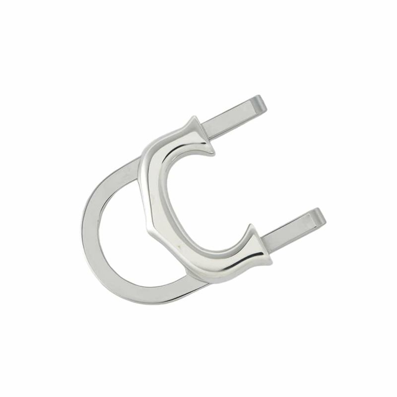 カルティエ マネークリップ Cドゥ マネークリップSV925シルバー SSステンレススチール Cartier 財布 小物