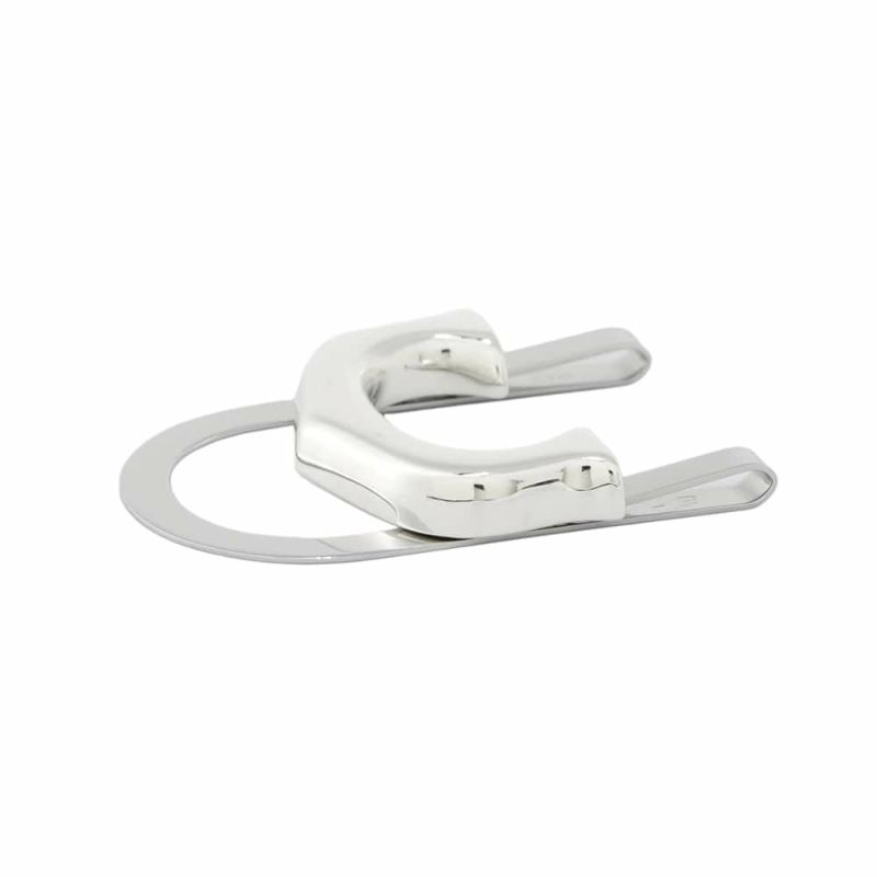 カルティエ マネークリップ Cドゥ マネークリップSV925シルバー SSステンレススチール Cartier 財布 小物