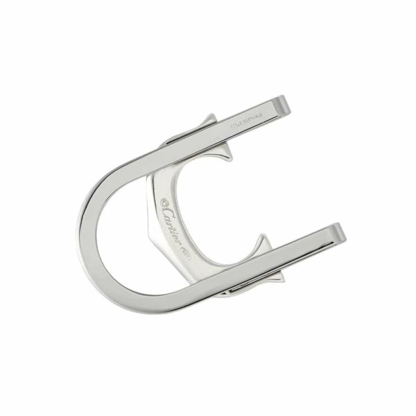 カルティエ マネークリップ Cドゥ マネークリップSV925シルバー SSステンレススチール Cartier 財布 小物