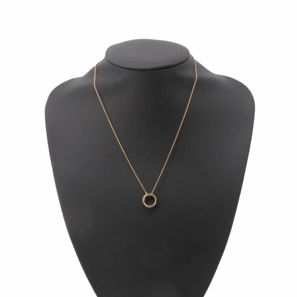 カルティエ ネックレス ベビー トリニティ ネックレス K18YG/K18PG/K18WG Cartier ジュエリー