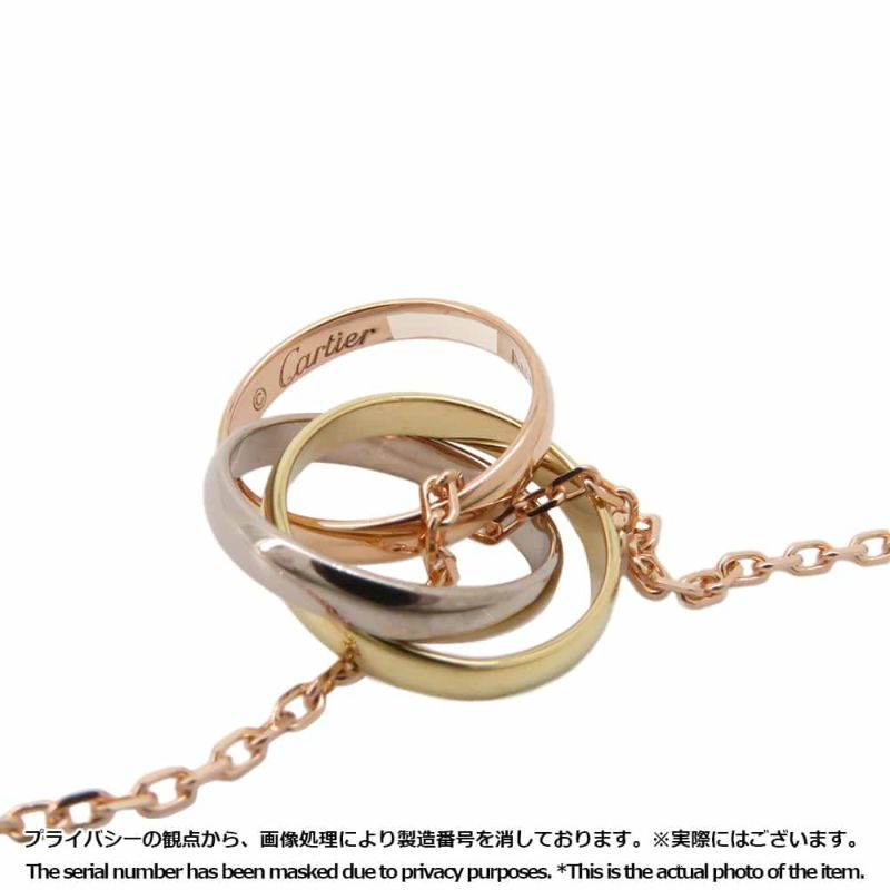 カルティエ ネックレス ベビー トリニティ ネックレス K18YG/K18PG/K18WG Cartier ジュエリー