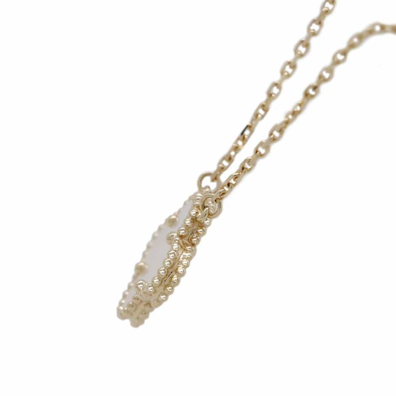 ヴァンクリーフ&アーペル ネックレス ヴィンテージ アルハンブラ ペンダント マザーオブパール K18YGイエローゴールド VCARA45900