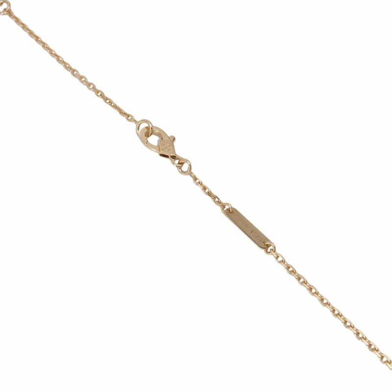 ヴァンクリーフ&アーペル ネックレス ヴィンテージ アルハンブラ ペンダント マザーオブパール K18YGイエローゴールド VCARA45900