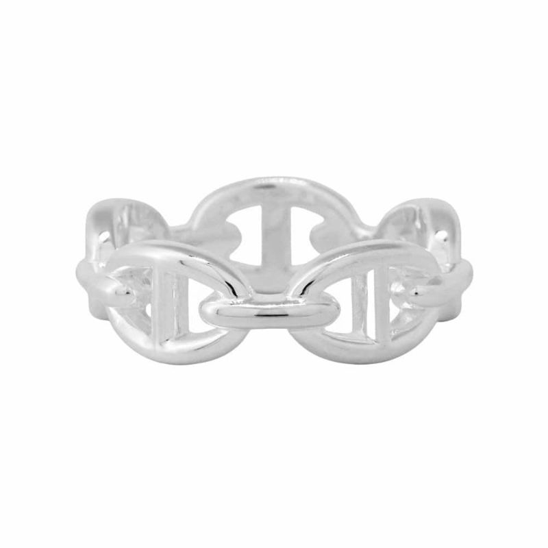 エルメス リング シェーヌダンクル アンシェネPM SV925シルバー リングサイズ58 HERMES ジュエリー