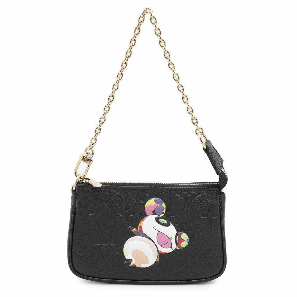 ルイ・ヴィトン ポーチ モノグラム・パンダ LV × TM ミニ・ポシェット・アクセソワール M13824 ヴィトン 村上隆