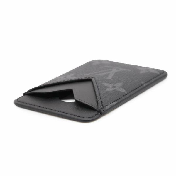 ルイヴィトン カードケース モノグラム・エクリプス マグセーフ ポルト カルト・マグネット M12602 LOUIS VUITTON 黒