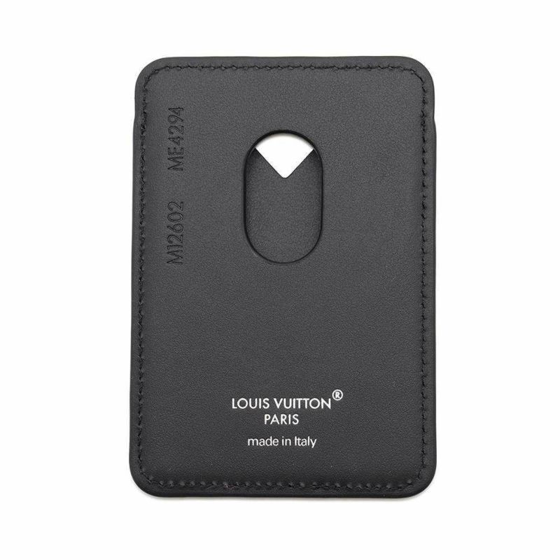 ルイヴィトン カードケース モノグラム・エクリプス マグセーフ ポルト カルト・マグネット M12602 LOUIS VUITTON 黒