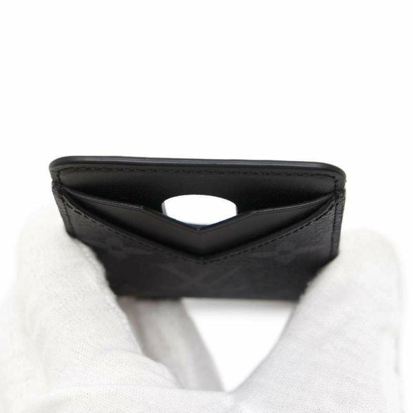 ルイヴィトン カードケース モノグラム・エクリプス マグセーフ ポルト カルト・マグネット M12602 LOUIS VUITTON 黒