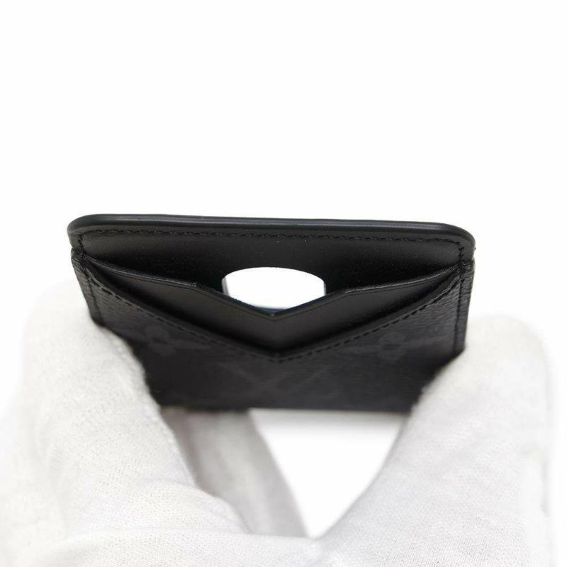ルイヴィトン カードケース モノグラム・エクリプス マグセーフ ポルト カルト・マグネット M12602 LOUIS VUITTON 黒