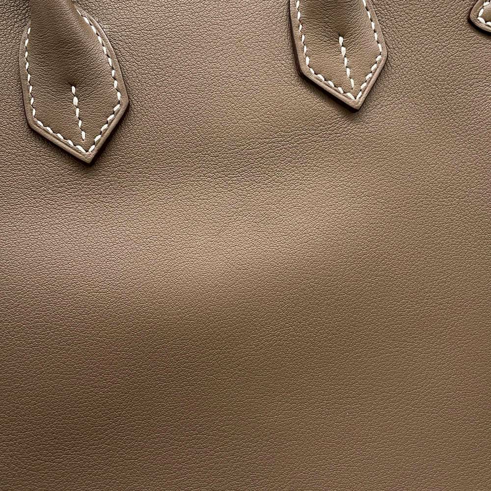 エルメス バーキン25 エトゥープ/シルバー金具 スイフト W刻印 HERMES Birkin ハンドバッグ