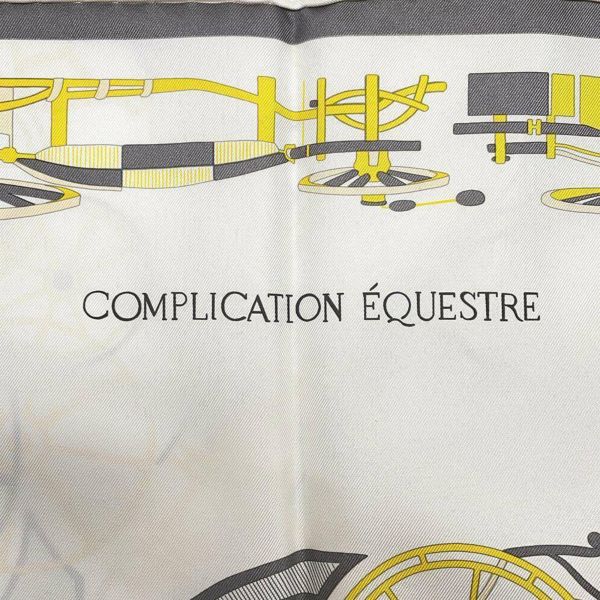 エルメス スカーフ カレ90  コンプリケーション・エケストル Complication Equestre HERMES シルク 2024秋冬